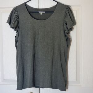 Max Studio Size Medium Olive Green 💚 Top Shirt